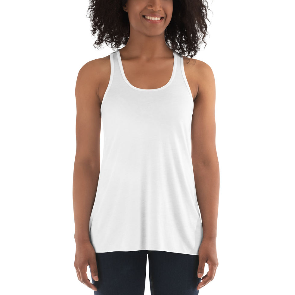 섬네일: Women's Flowy Racerback Tank