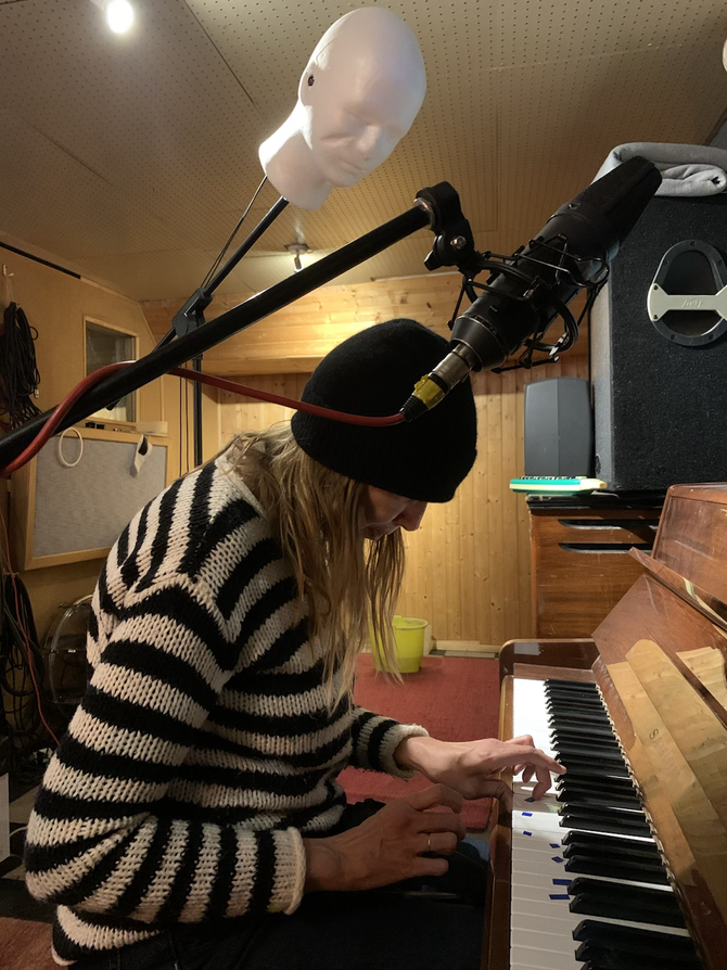 Binaural recording underway