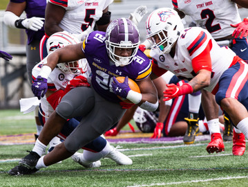 UALBANY FOOTBALL DROPS THIRD STRAIGHT