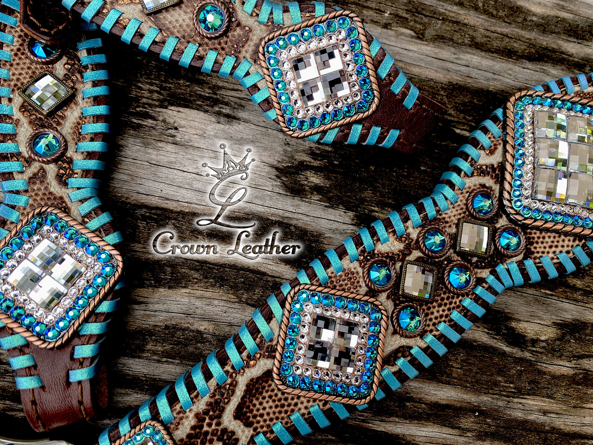2014-1 Custom Caribbean Teal Whipstitch Set