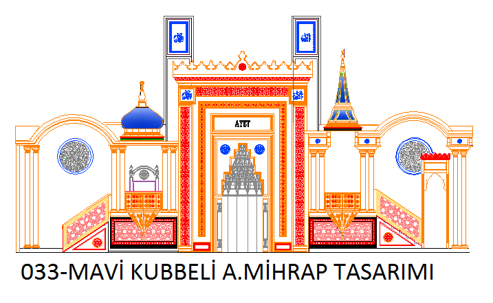 MAVİ KUBBELİ ARAP MİMARİSİ