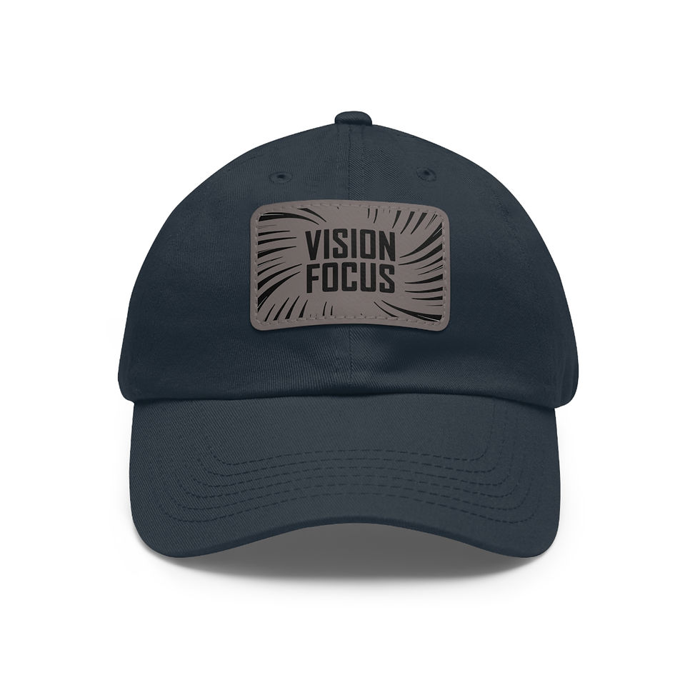 Thumbnail: Vision Focus Leather Patch Hat