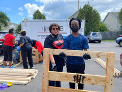 Check out some of the “All Star ⭐️ “ Lineup of Beautiful People who exceeded expectations at Beyond the Sanctuary’s Bed Build today with Sleep In Heavenly Peace - NY, Rochester at Memorial AME Zion Church.