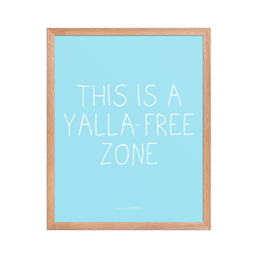 Thumbnail: Yalla-Free Zone Sign 