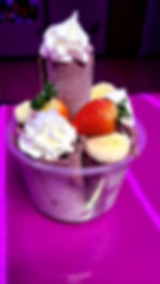 Ice Cream Roll de Acaí, Fresa y Banana