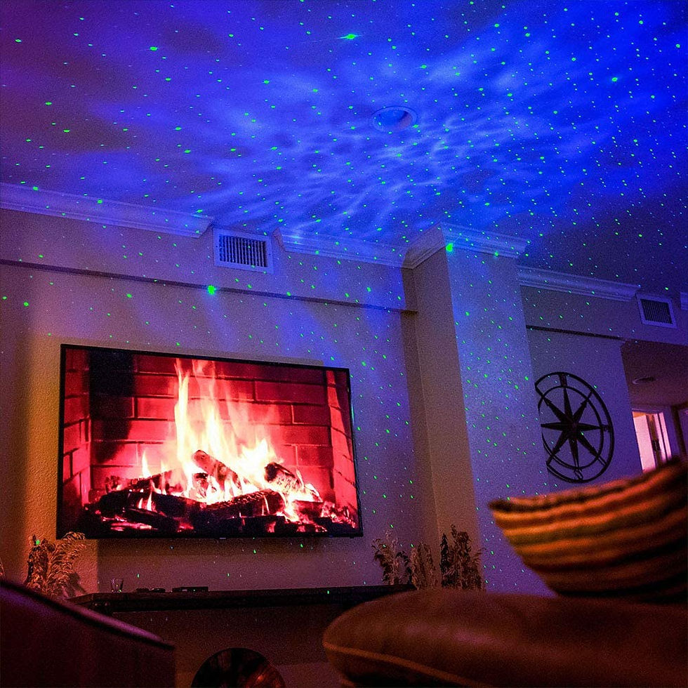 Thumbnail: Alexa Compatible Laser Projector w/LED Nebula Cloud for Game Rooms, Home Theater