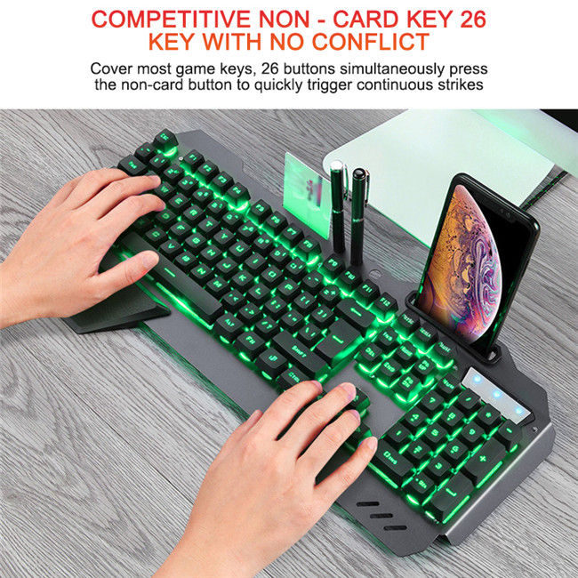 Thumbnail: Ergonomic Mechanical Keyboard with RGB Backlight