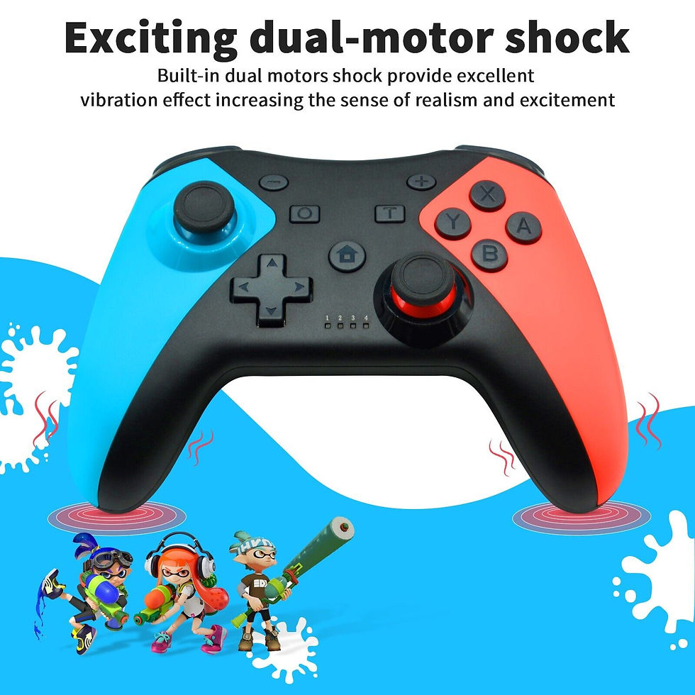 Thumbnail: For Nintendo Switch Wireless Pro Controller Gamepad Joypad Joystick Remote Gift