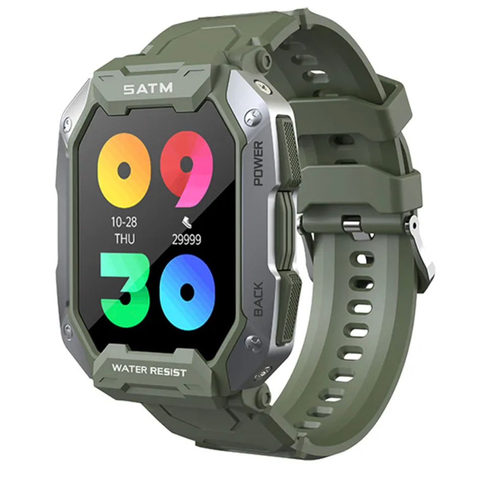 Miniatura: Versatile Silicone Wristband Smartwatch For Men's Leisure