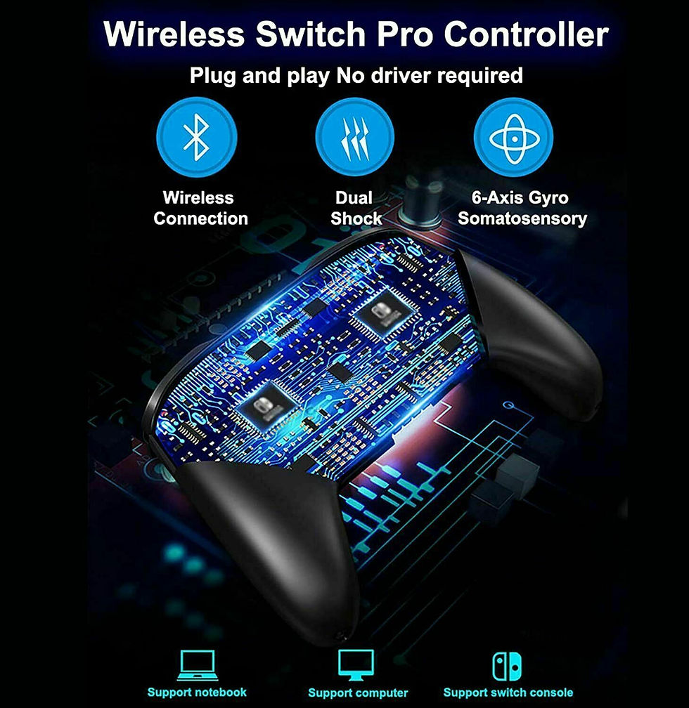 Miniatura: Pro Wireless Game Controller Gamepad Joystick Remote For Nintendo Switch / Lite