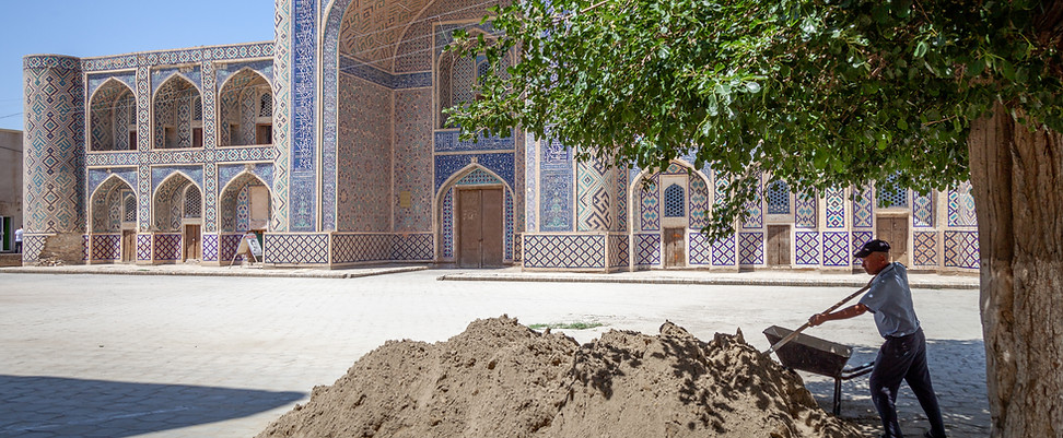 architecture des routes de la soie en ouzbekistan