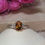 Thumbnail: Citrine With CZ Sterling Silver Ring
