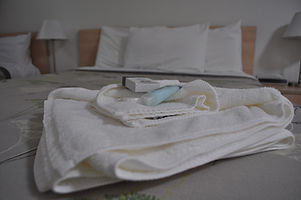 Towels in Motel Room