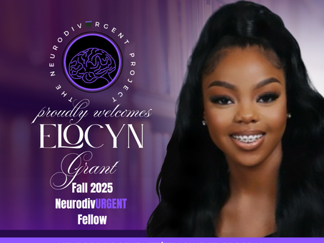 Meet Fall 2025 NeurodivURGENT Fellow: Elocyn Grant