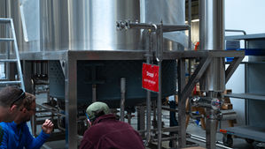 Training on our new brewhouse in Germany