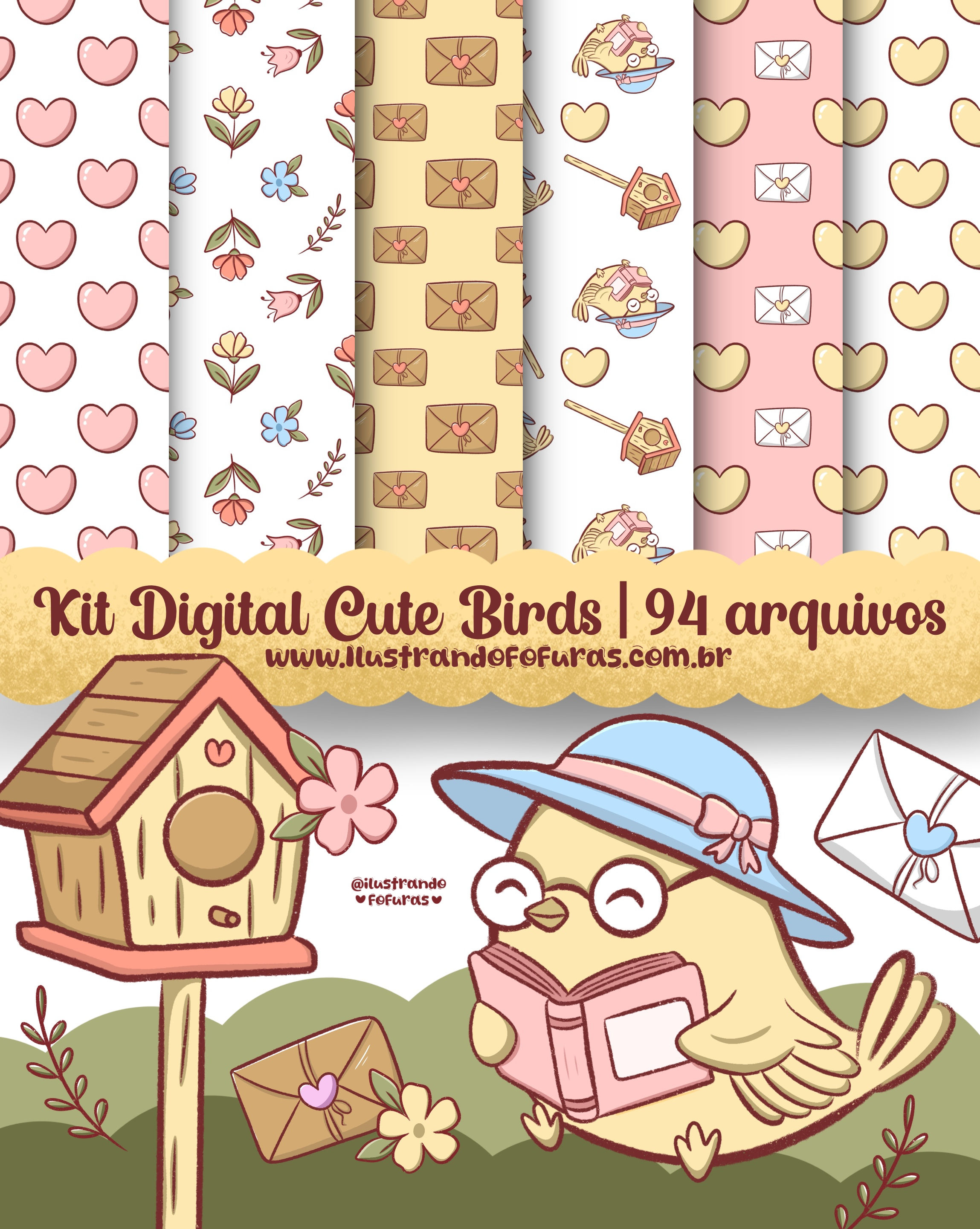 Kit digital | Cute Birds