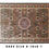 Thumbnail: Top view of the machine made Persian area rug, all silk, in a Brown color background.
