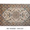 Thumbnail: Top view of the Kashan Beige Blue Persian Area Rug