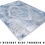 Thumbnail: Side view of the Regency Blue Designer Rug in a mixed traditional and modern designs in blue and gray