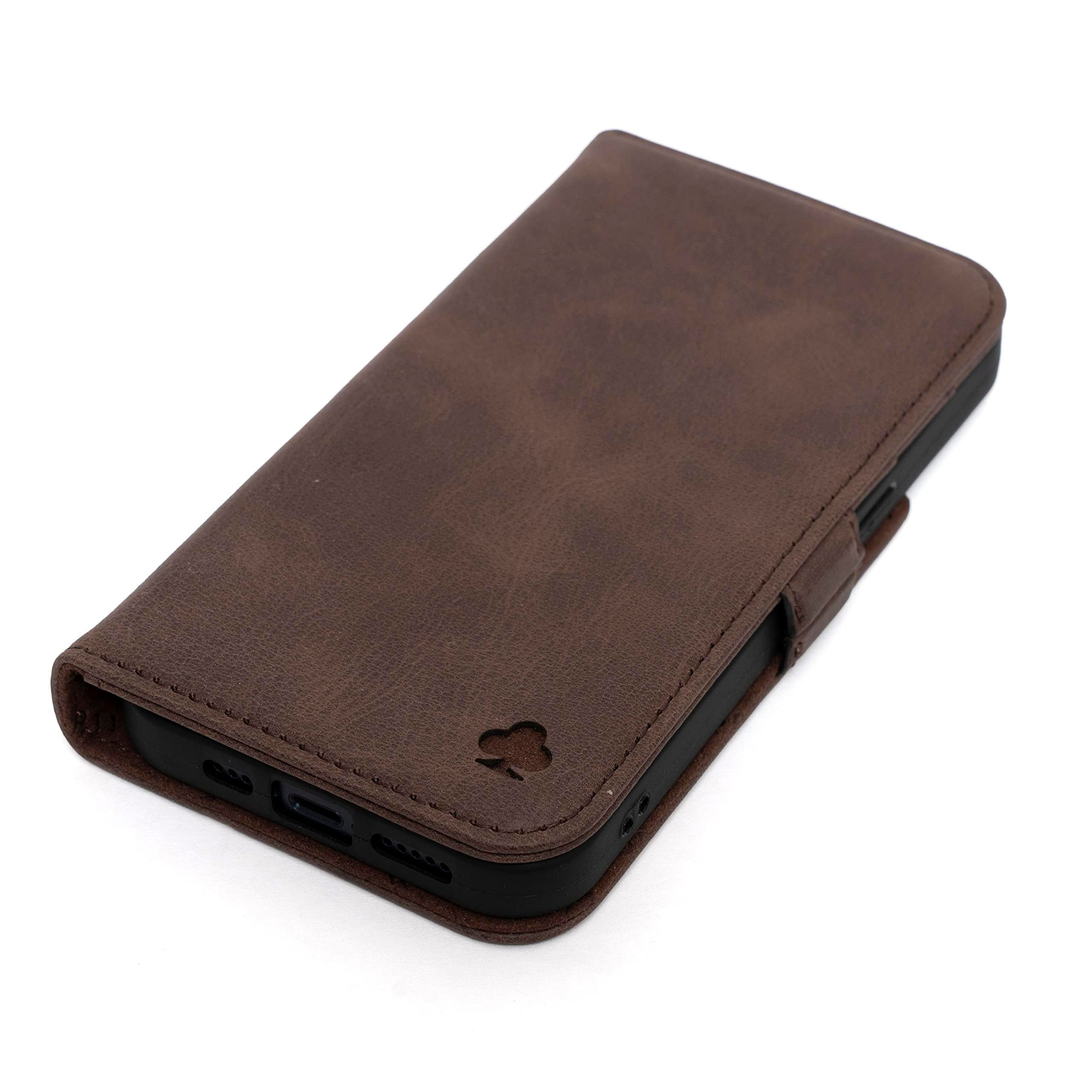 Porter Riley Luxe Leather Wallet Case - Google Pixel 9 Pro