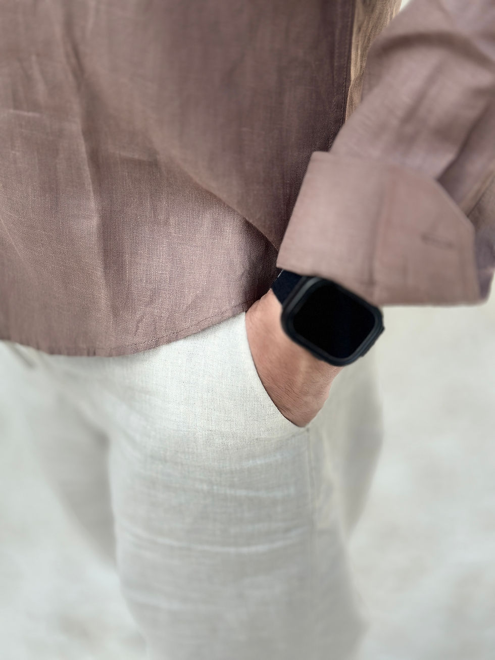 Thumbnail: Beige Linen Pants