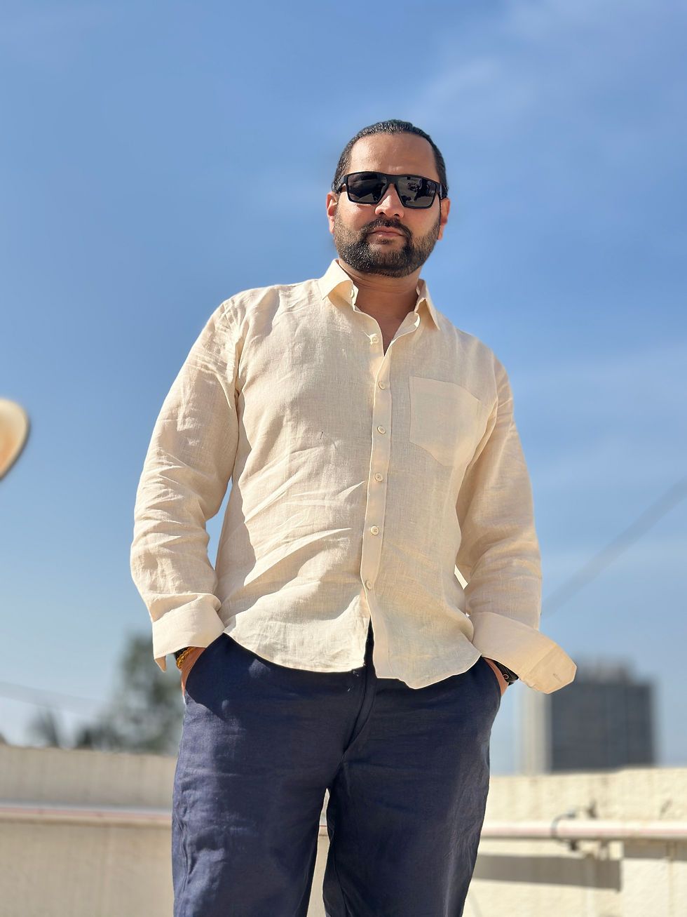 Thumbnail: Blue Linen Pants