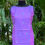 Thumbnail: Purplish Violet Dual Tone Embroidered Linen Kurti