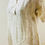 Thumbnail: Left side view of the New York print maxi dress with overlapping highv neckline and elbow length straight sleeves