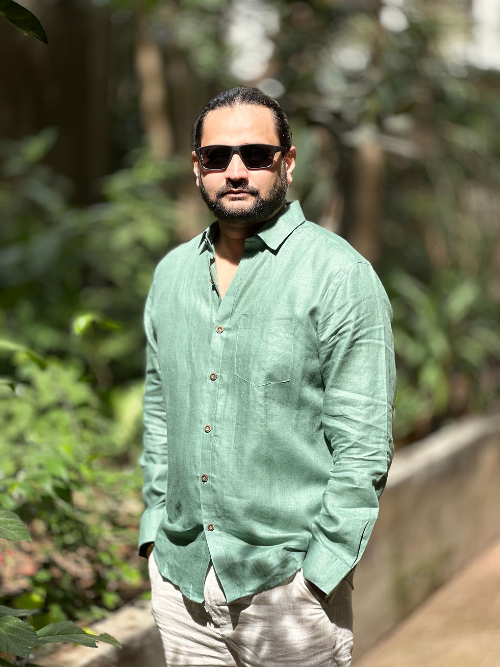 Thumbnail: Bay Leaf Linen Shirt