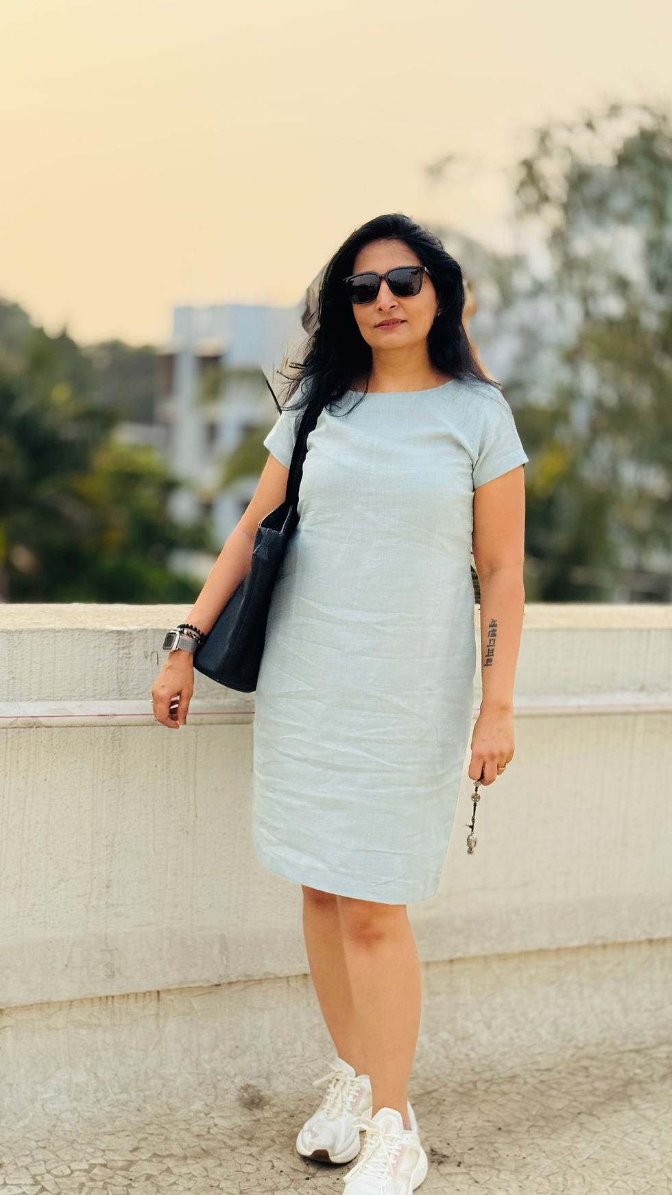 Thumbnail: Hush Blue Shift Dress