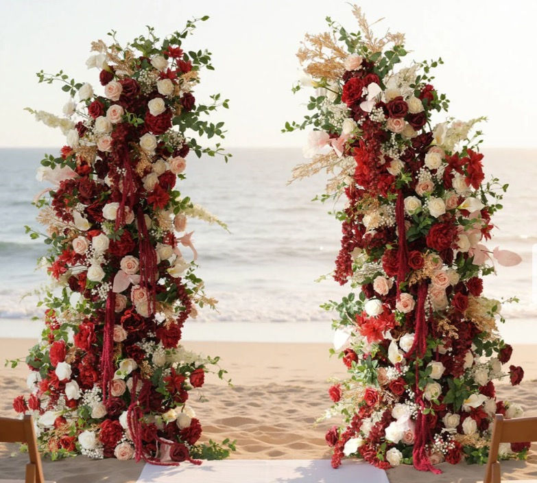 Ruby Romance Horn Arch