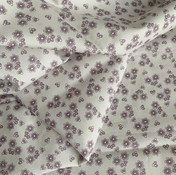 Lilac Floral by Rose and Hubble cotton poplin