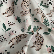 Tropical Cheetah cotton broadcloth