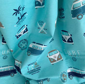 Combi Mint Cotton Canvas