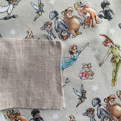 Disney Peter Pan Print Cotton Fabric