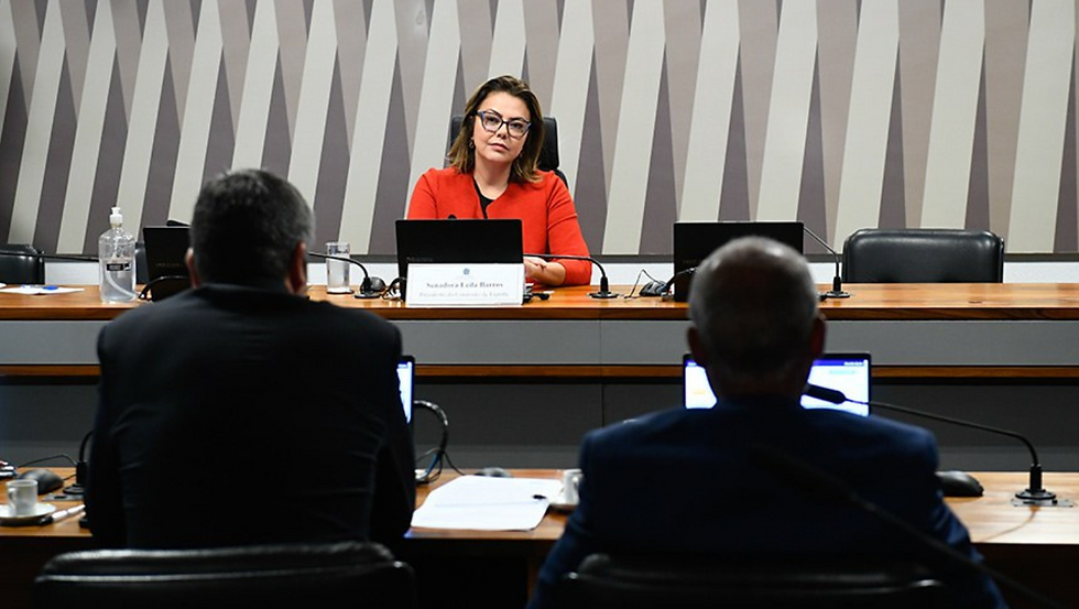 Presidente da CEsp, Leila Barros sugeriu pleitear ao presidente do Senado, Davi Alcolumbre, o encaminhamento do projeto ao Plenário Fonte: Agência Senado