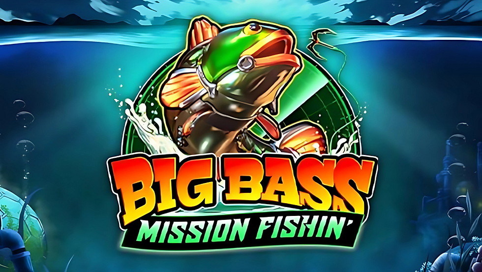 Logo do jogo Big Bass Mission Fishing'