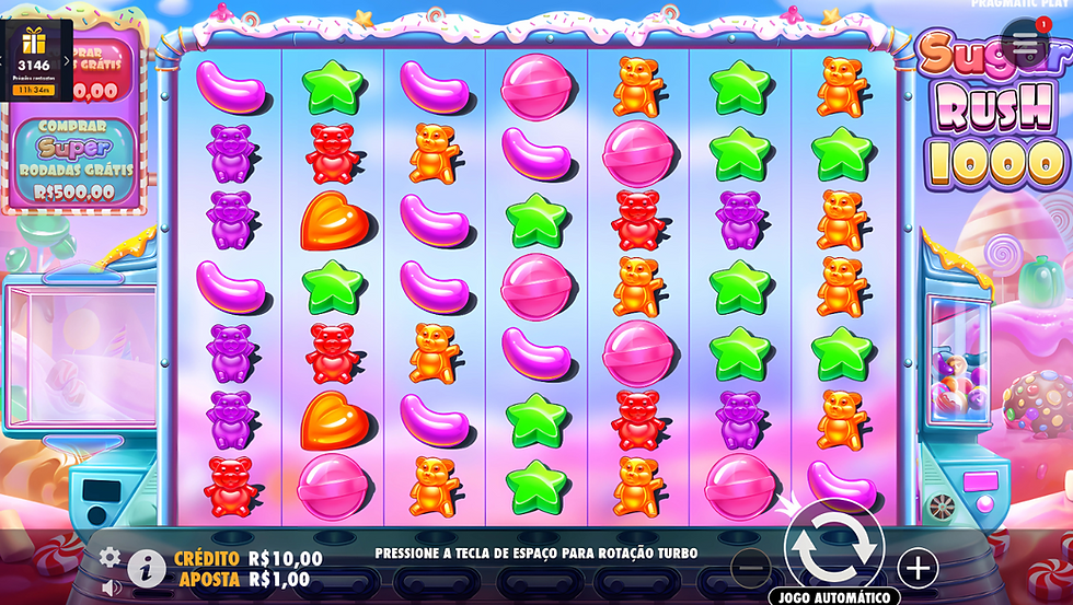 Tela de Sugar Rush 1000