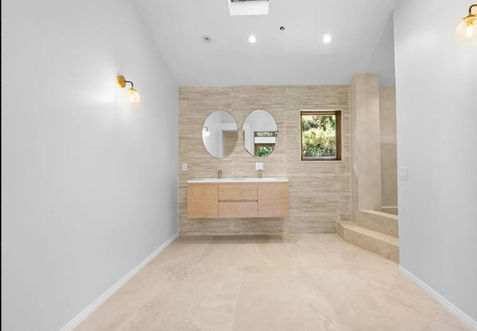 modern bathroom remodel clean design los angeles