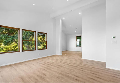 finished living room remodel los angeles