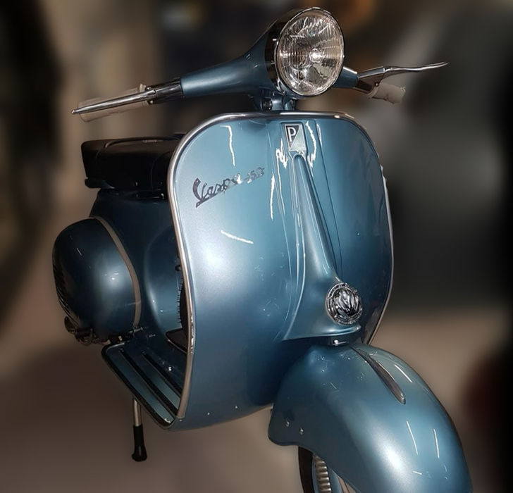 Vespa VB1T 150 moto d'epoca per esposizioni, eventi, cerimonie.