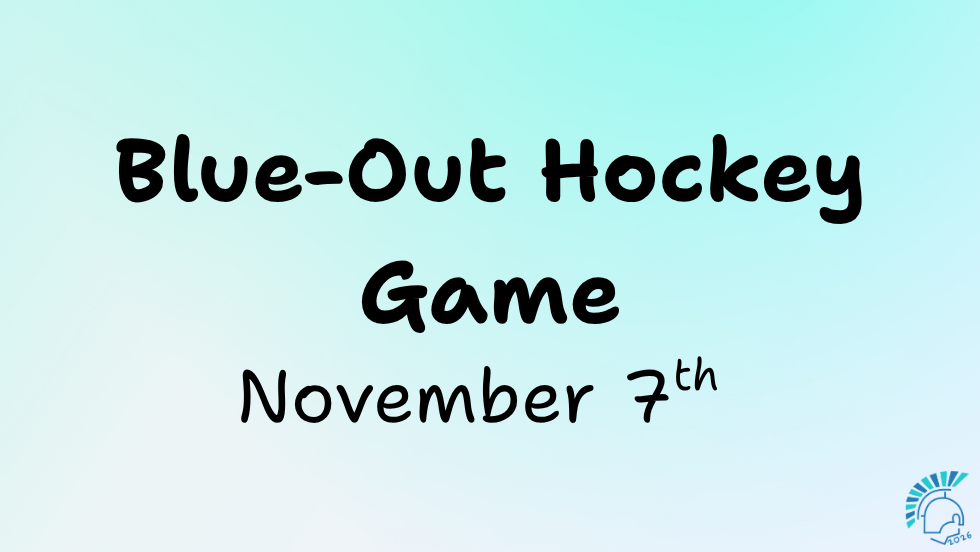 Blue-Out Hockey Game