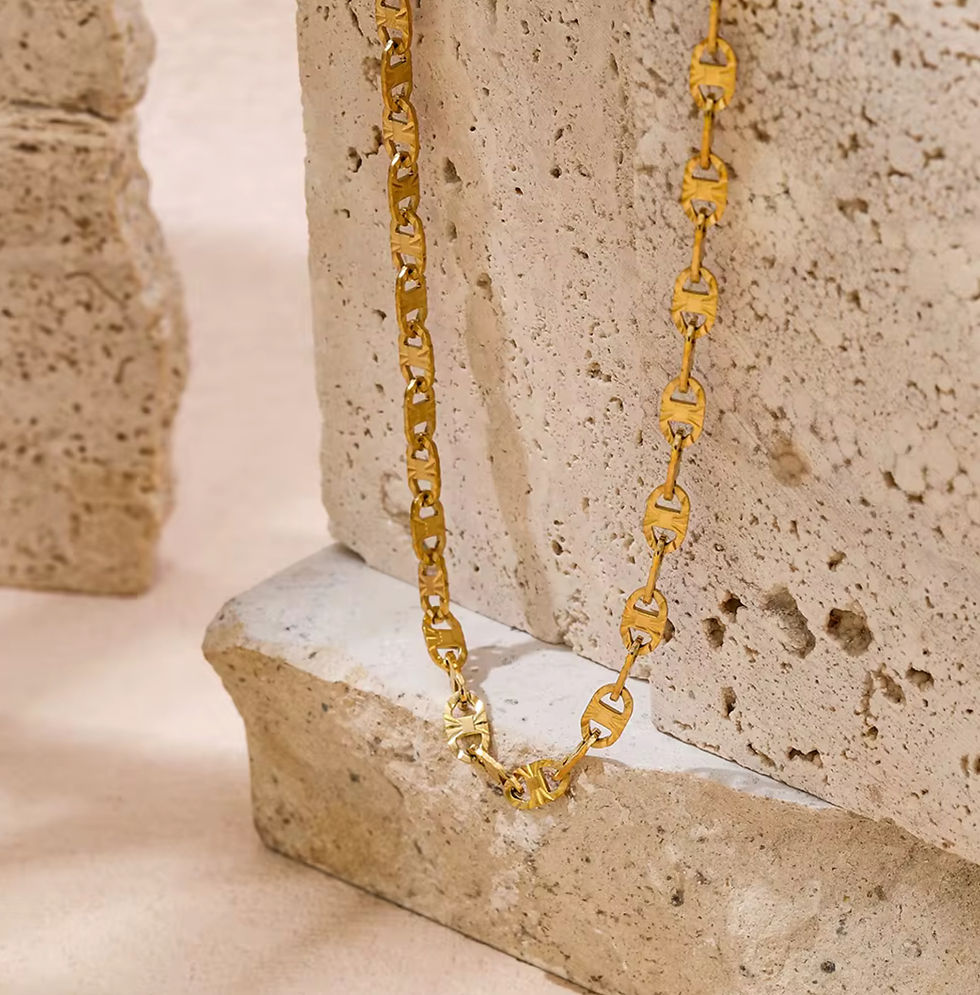 Miniaturebillede: Snoet halskæde