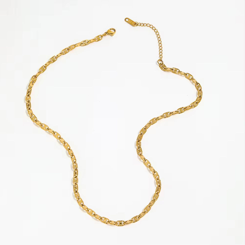 Miniaturebillede: Snoet halskæde