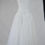 Thumbnail: Vintgae Tulle 80s Basque Waist Tea Length Fairy Wedding Dress 