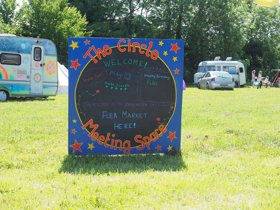 Info boards all round the site