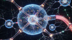La neurona artificial cabe dentro de un transistor, el cual mide apenas 4 micrómetros cuadrados. Imagen Gemini