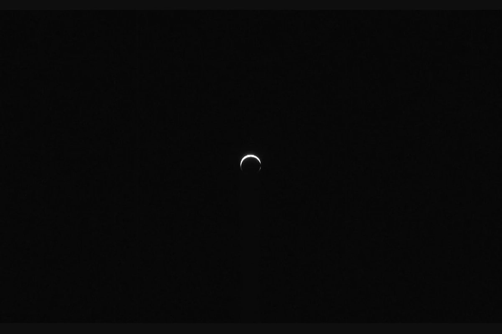 Vista de Marte desde la nave espacial de la misión Psyche. Foto NASA / Ap