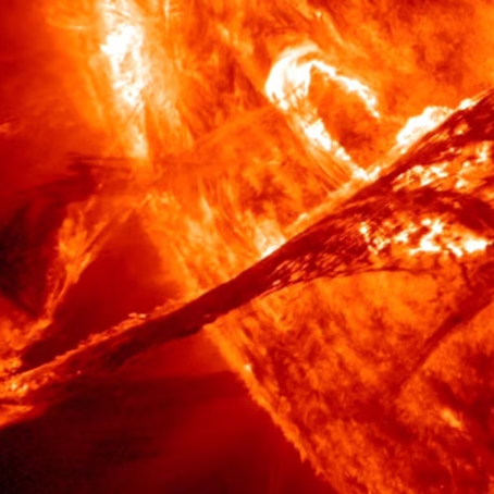 Una llamarada solar en la superficie del Sol (NASA/SDO, Europa Press)