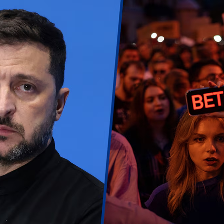 ¿Ya no quieren a Zelenski? Activistas ucranianos convocan a manifestaciones por la aprobación de ley que debilita la lucha contra la corrupción. (AP)